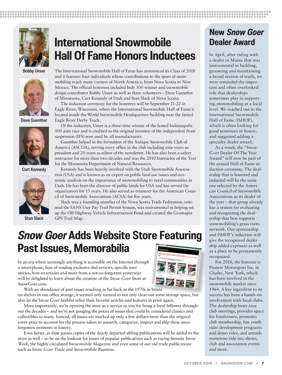 SnowGoer Preview Pages