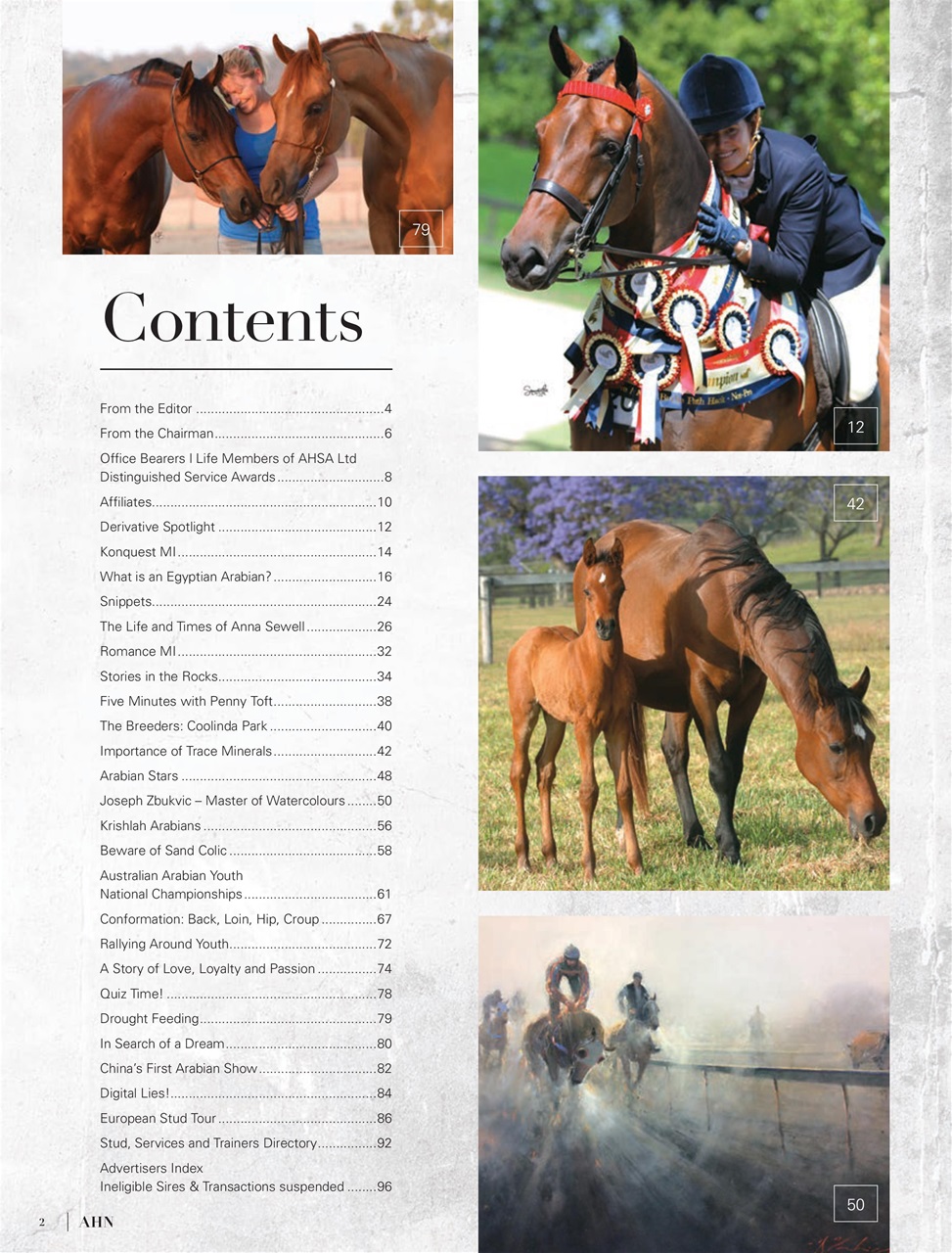 Australian Arabian Horse News Preview Pages
