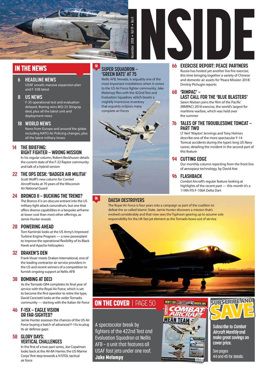 Combat Aircraft Journal Preview Pages