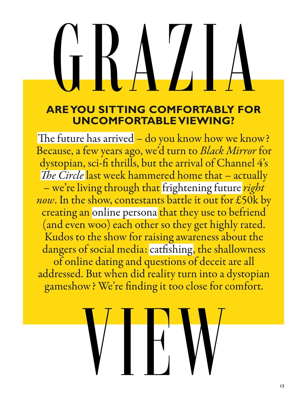 Grazia Preview Pages