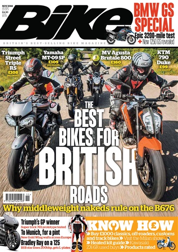 Bike Magazine - November 2018 Back Issue