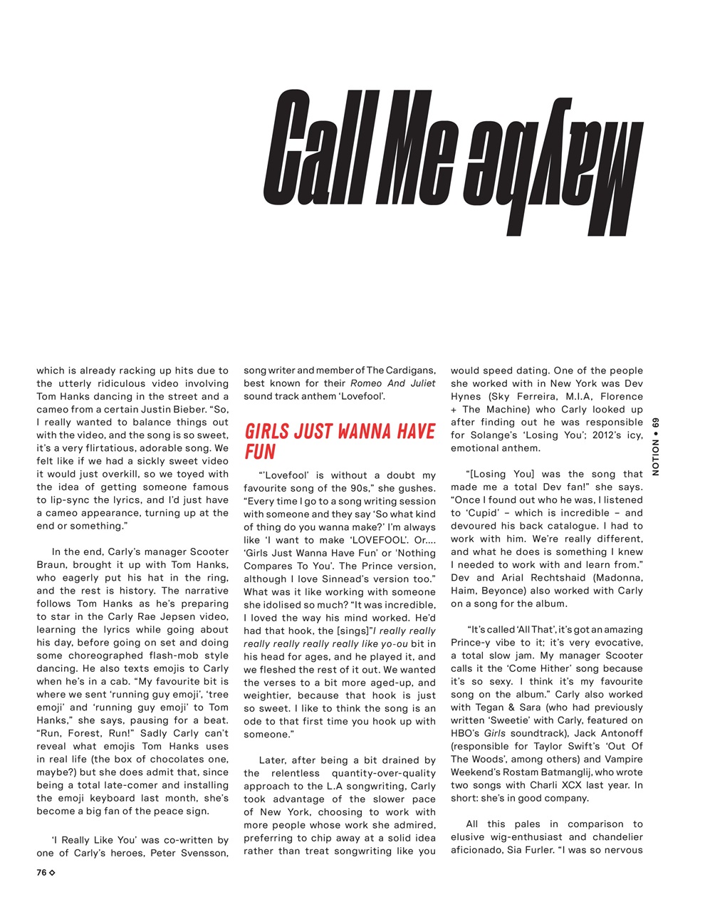 Notion Magazine Preview Pages