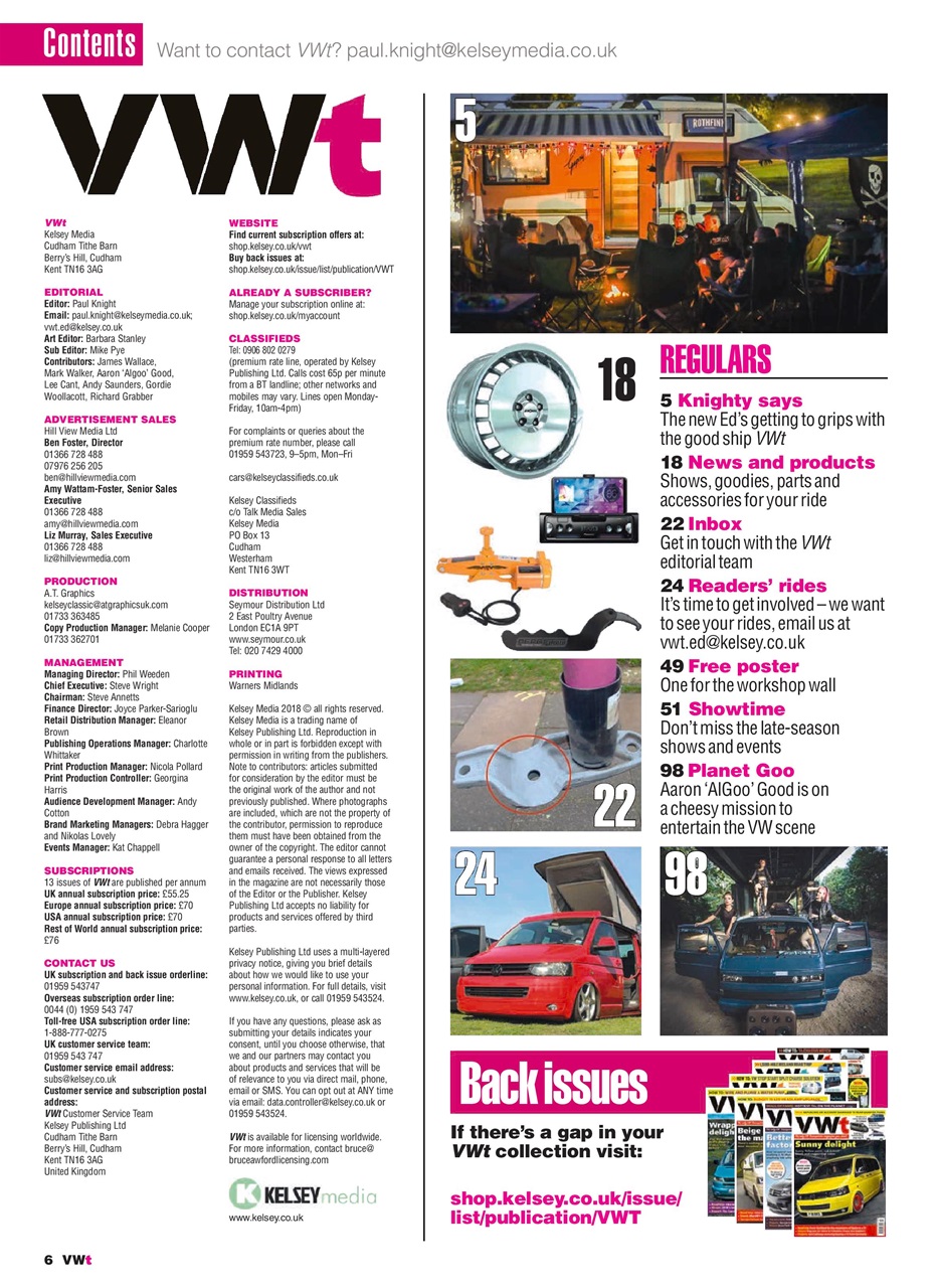 VWt Magazine Preview Pages