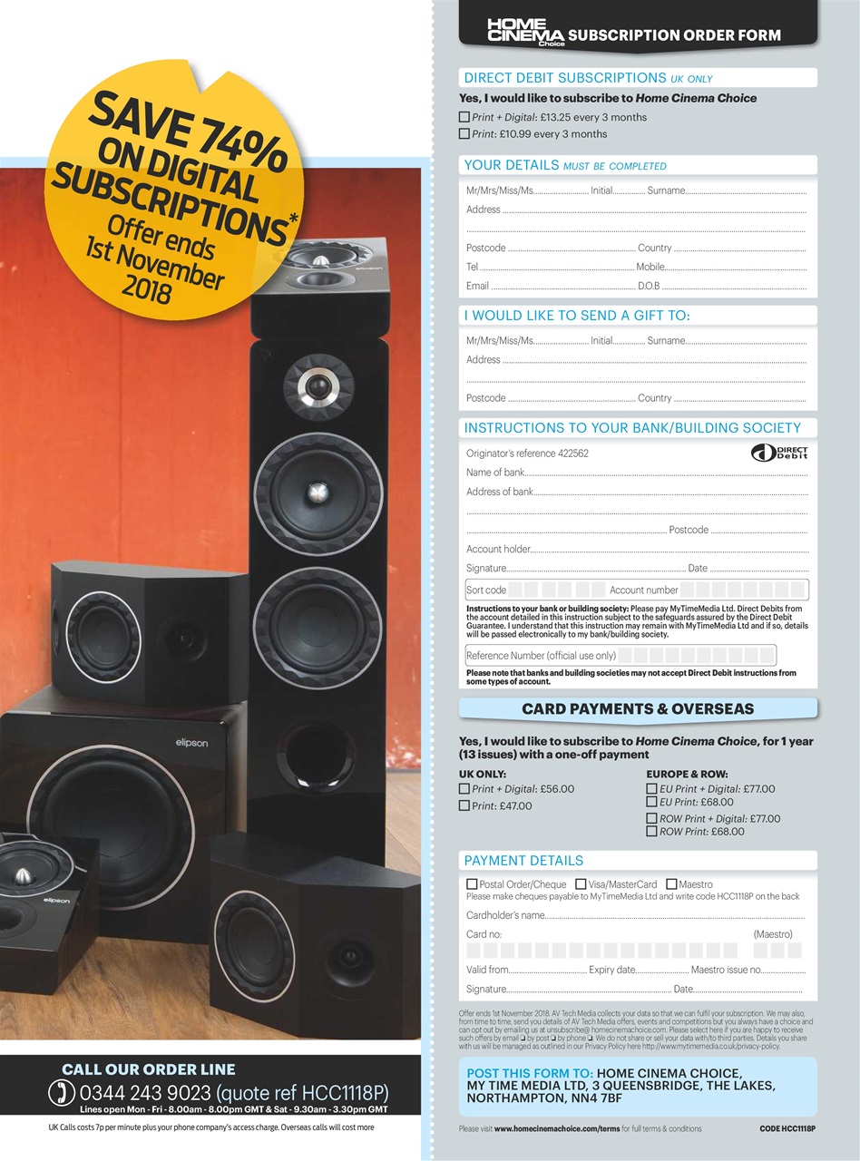 Home Cinema Choice Preview Pages