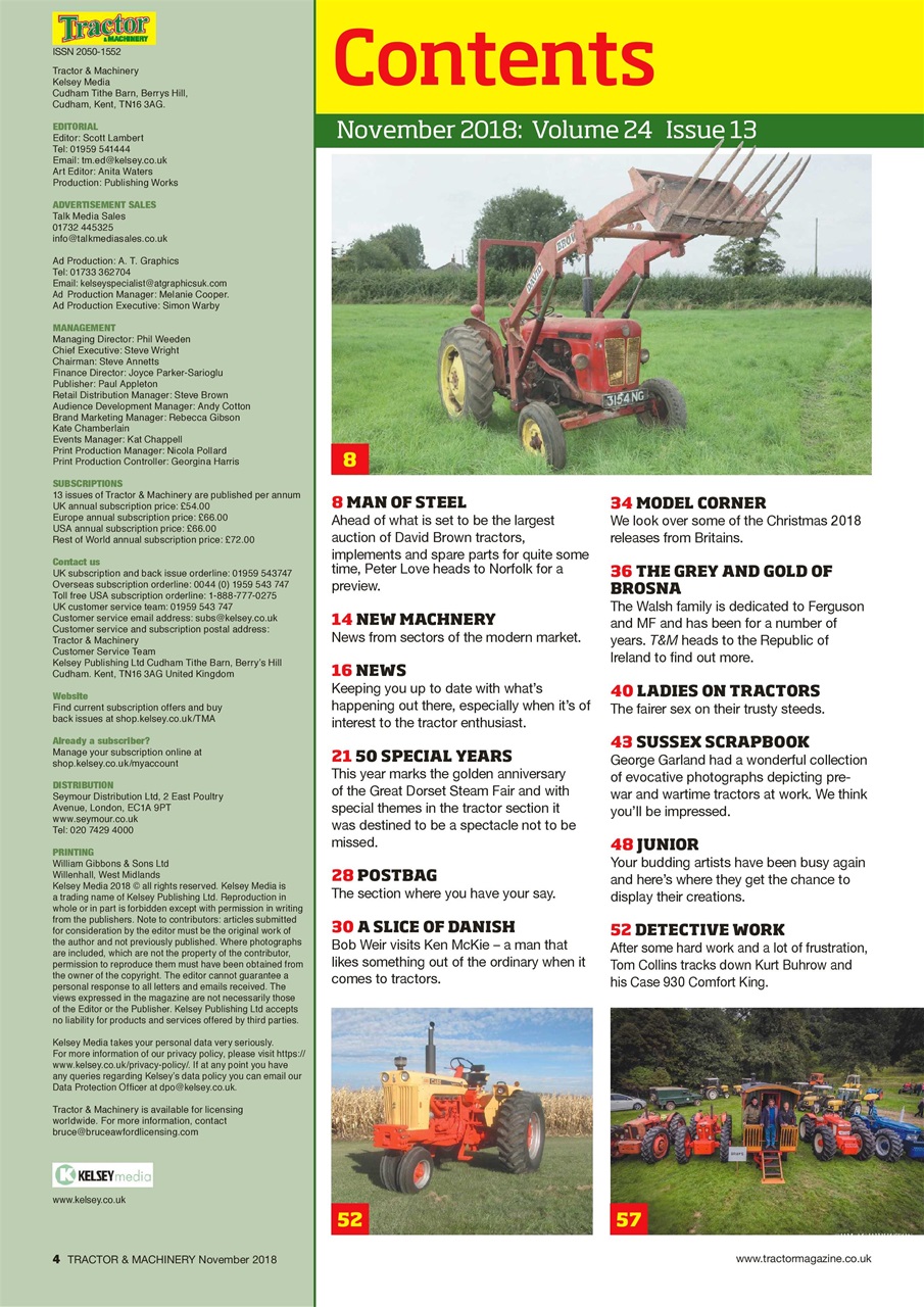Tractor & Machinery Preview Pages