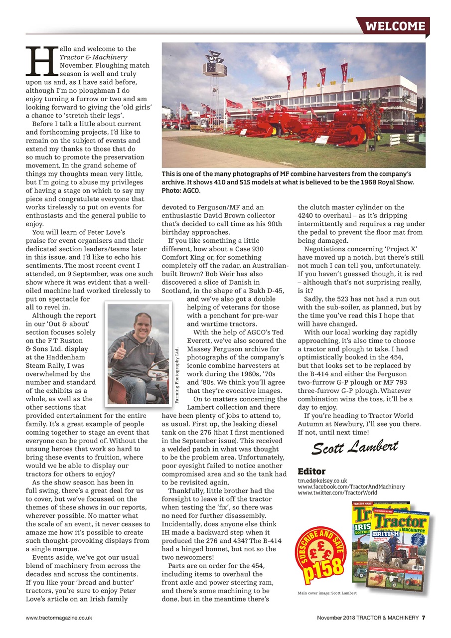 Tractor & Machinery Preview Pages