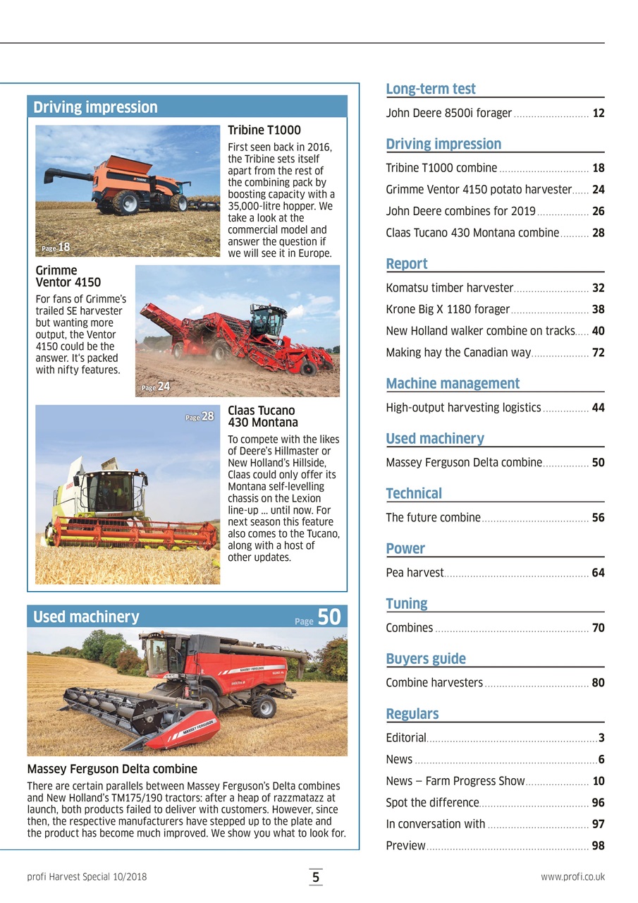 Profi International Preview Pages