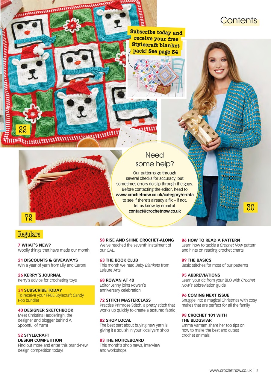 Crochet Now Magazine Preview Pages