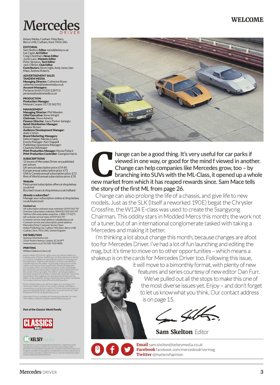 Mercedes Driver Magazine Preview Pages