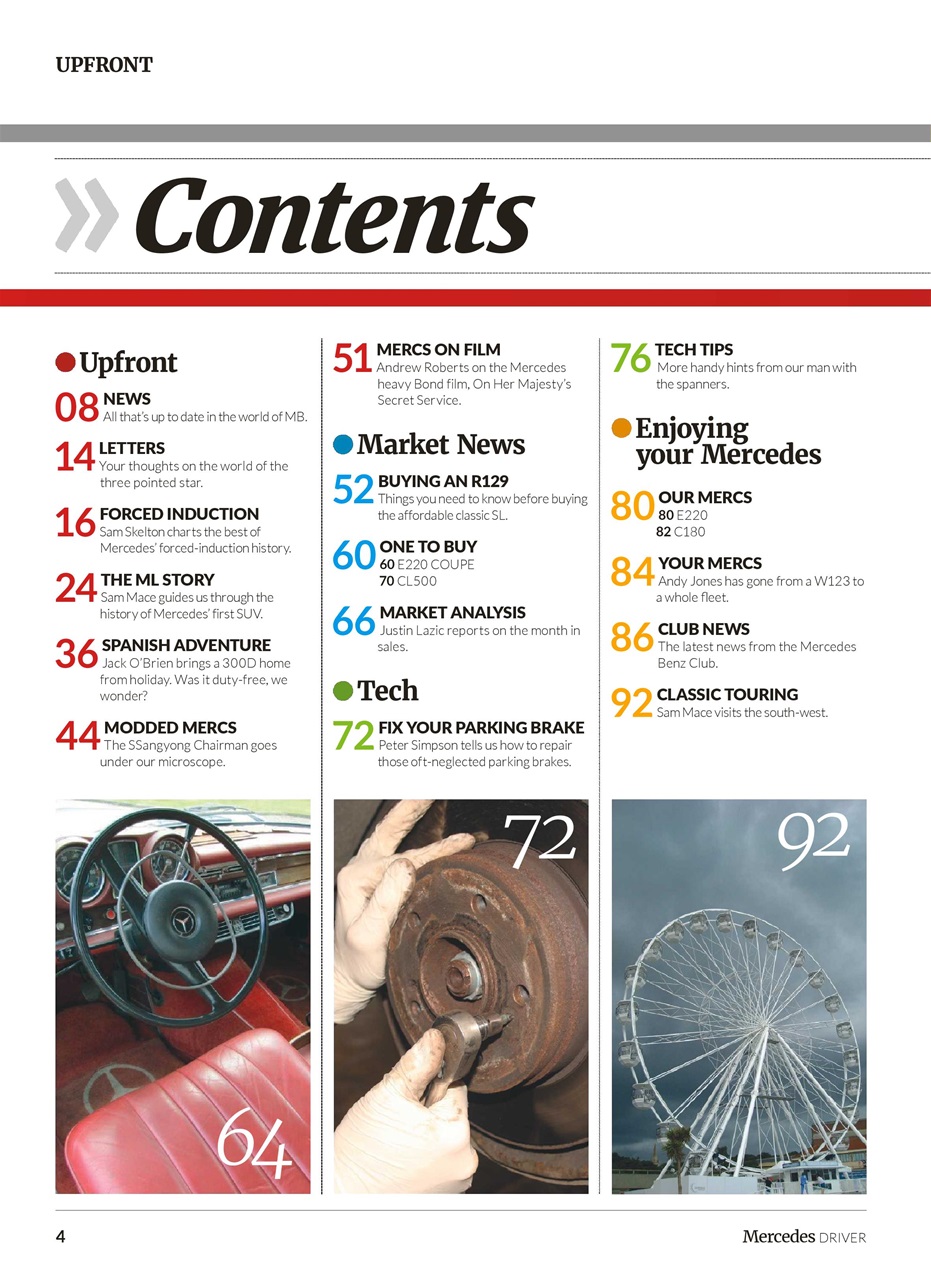 Mercedes Driver Magazine Preview Pages