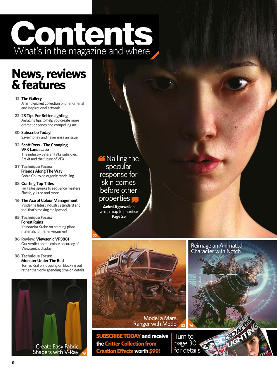 3D Artist Preview Pages