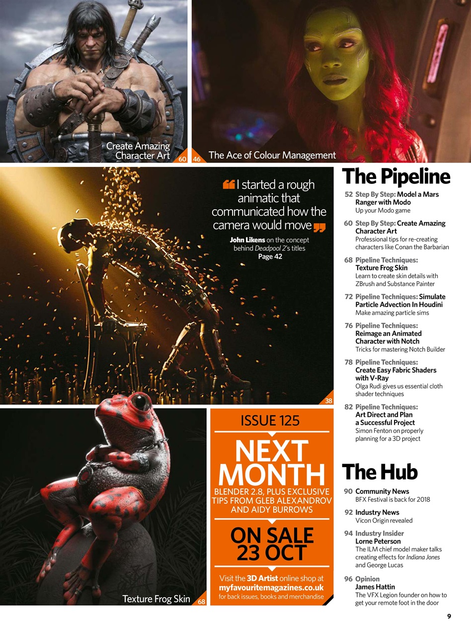 3D Artist Preview Pages