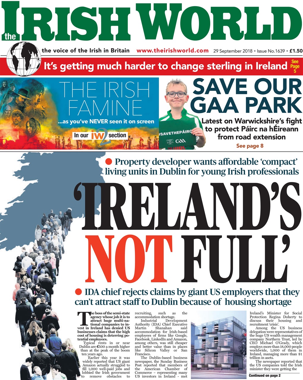 Irish World Preview Pages