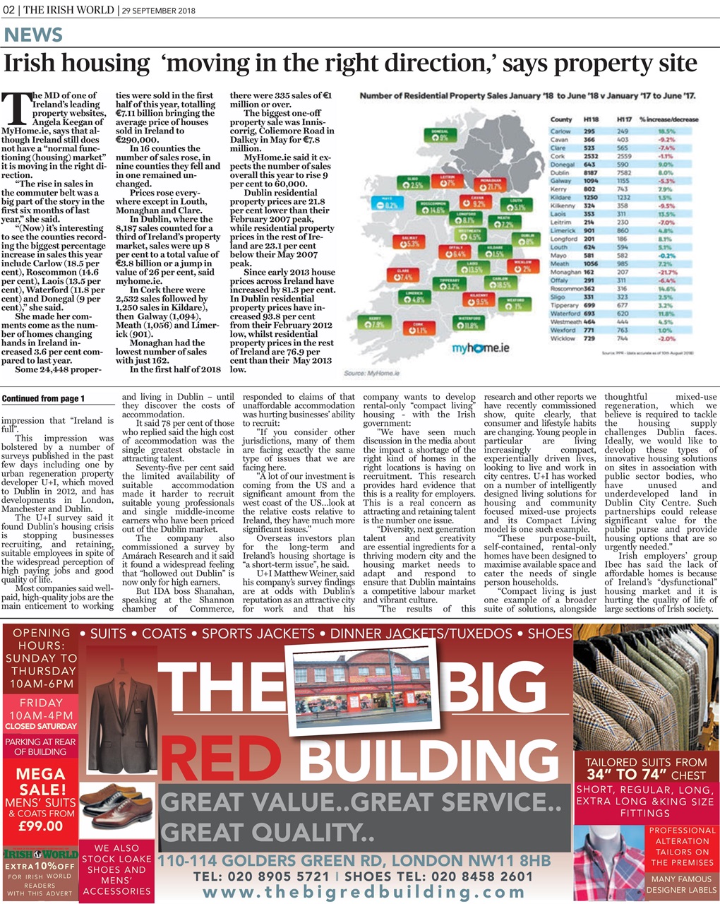 Irish World Preview Pages