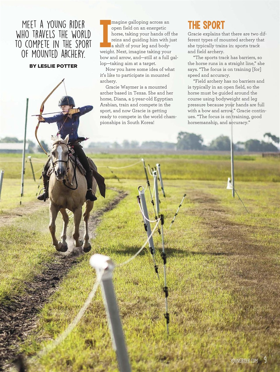 Young Rider Magazine Preview Pages