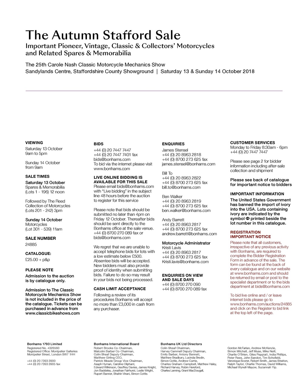 The Classic MotorCycle Preview Pages