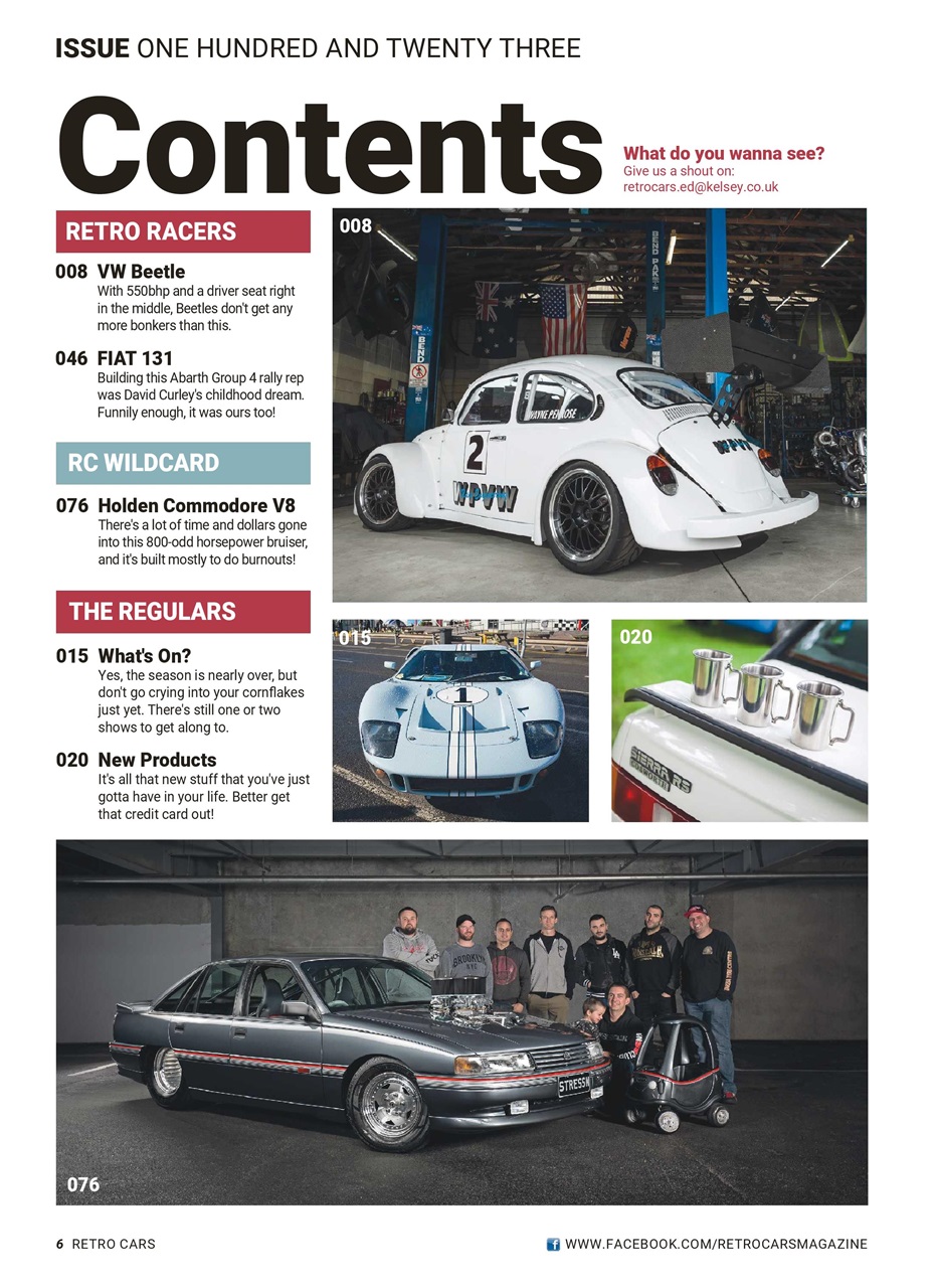 Retro Cars Preview Pages