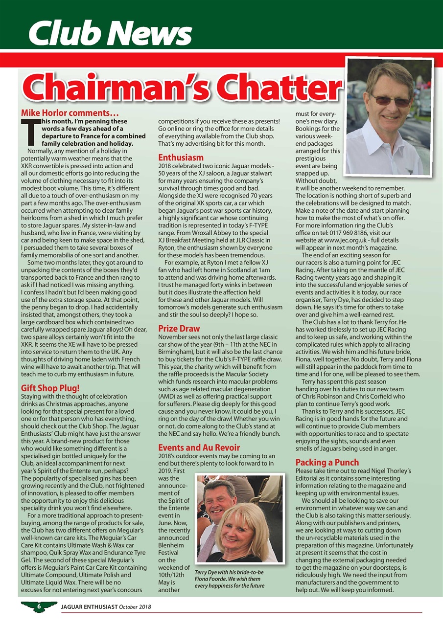 Jaguar Enthusiast Preview Pages