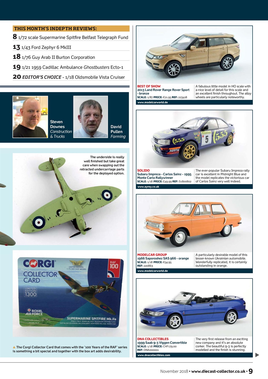 Diecast Collector Preview Pages