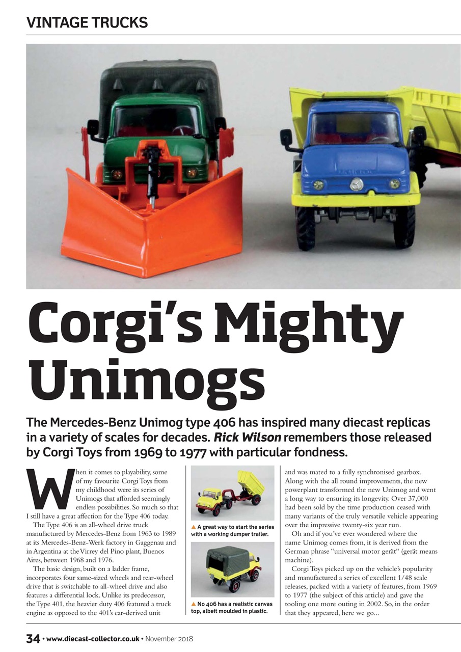 Diecast Collector Preview Pages
