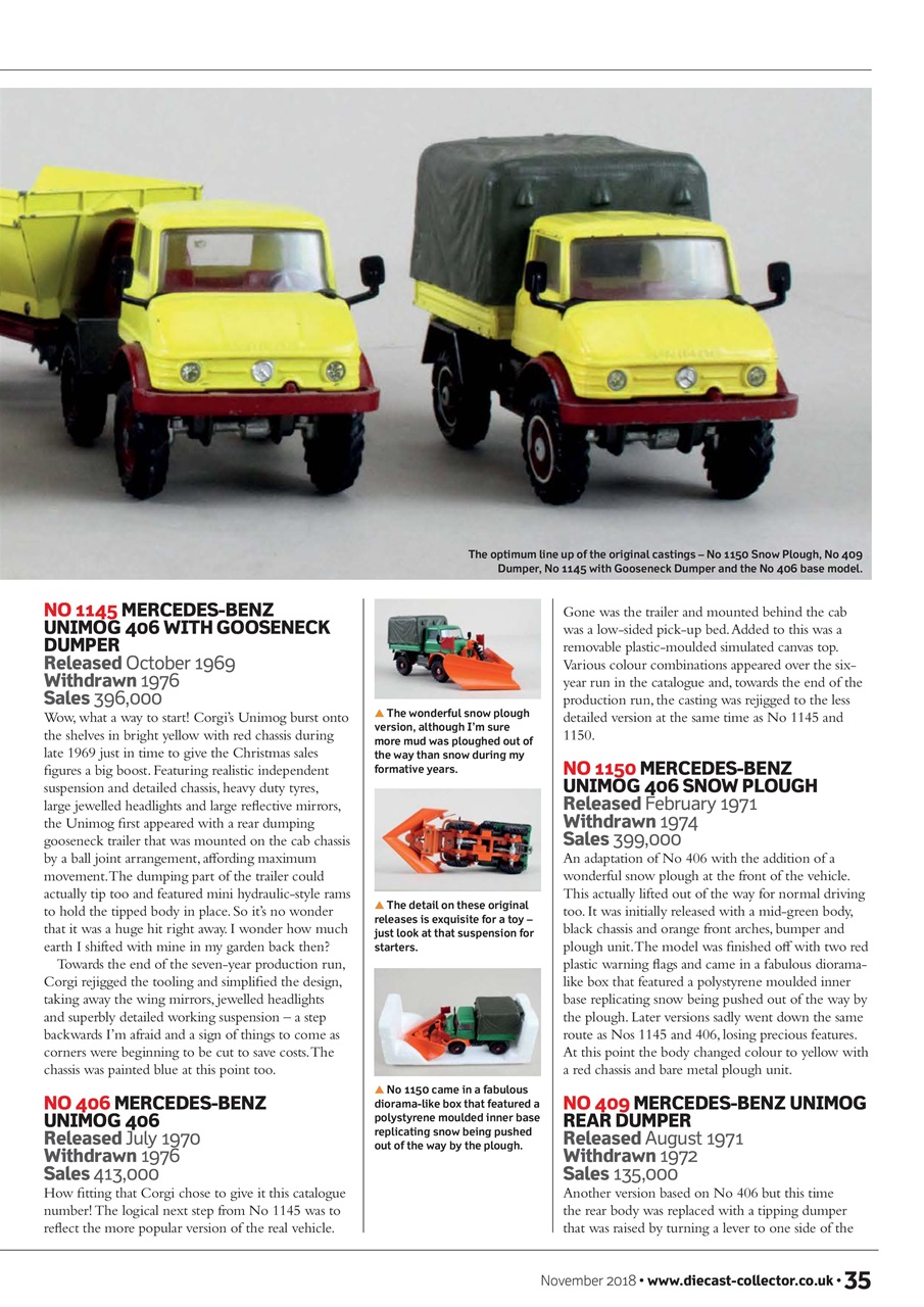 Diecast Collector Preview Pages
