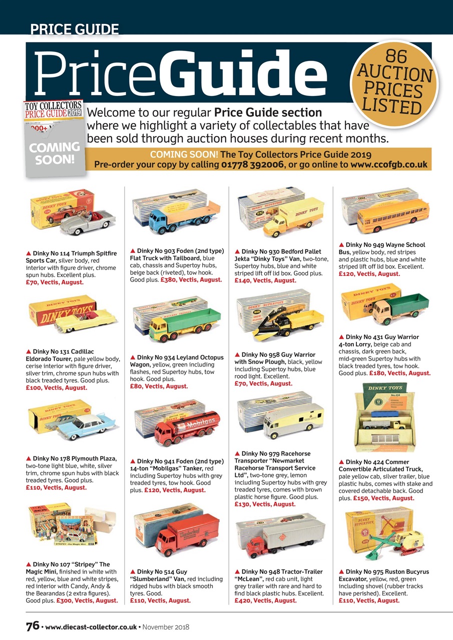Diecast Collector Preview Pages