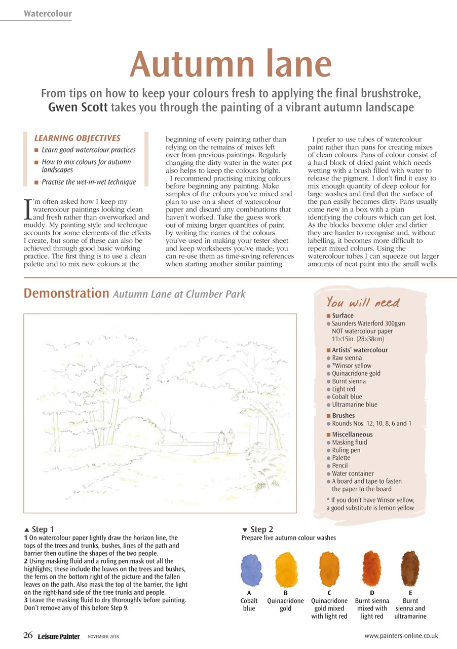 Leisure Painter & The Artist Preview Pages