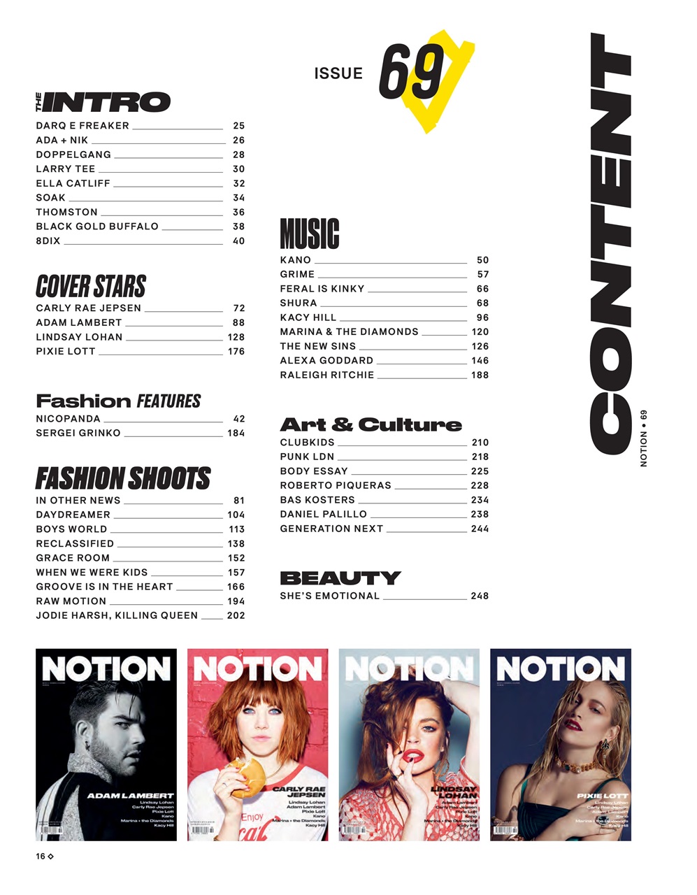 Notion Magazine Preview Pages