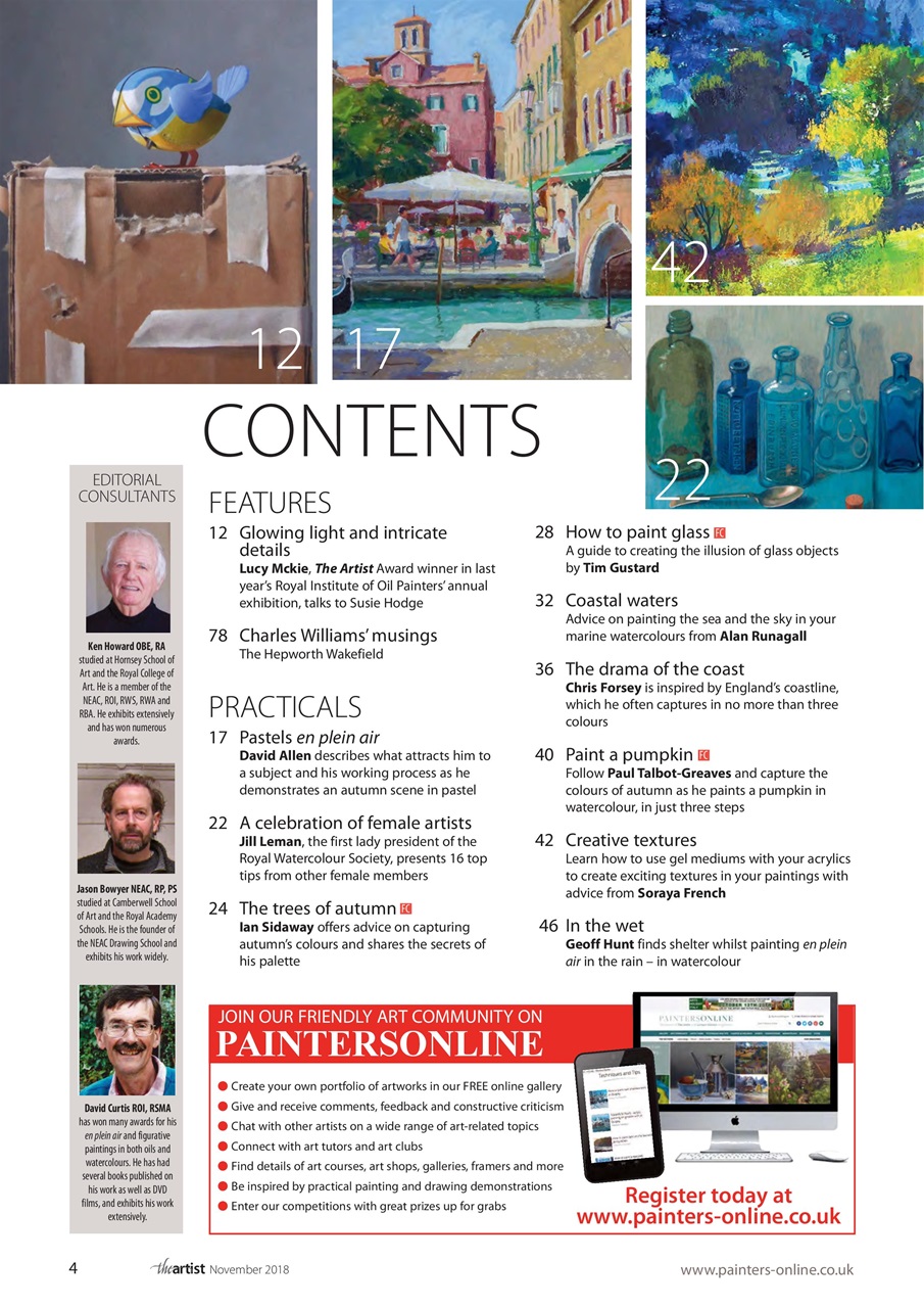 The Artist Preview Pages