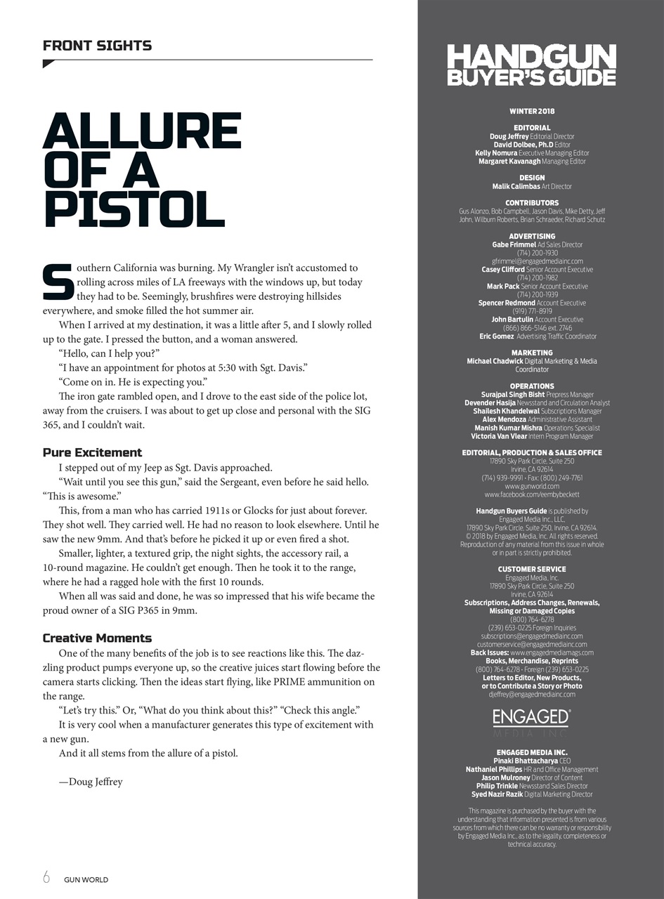 Gun World Preview Pages