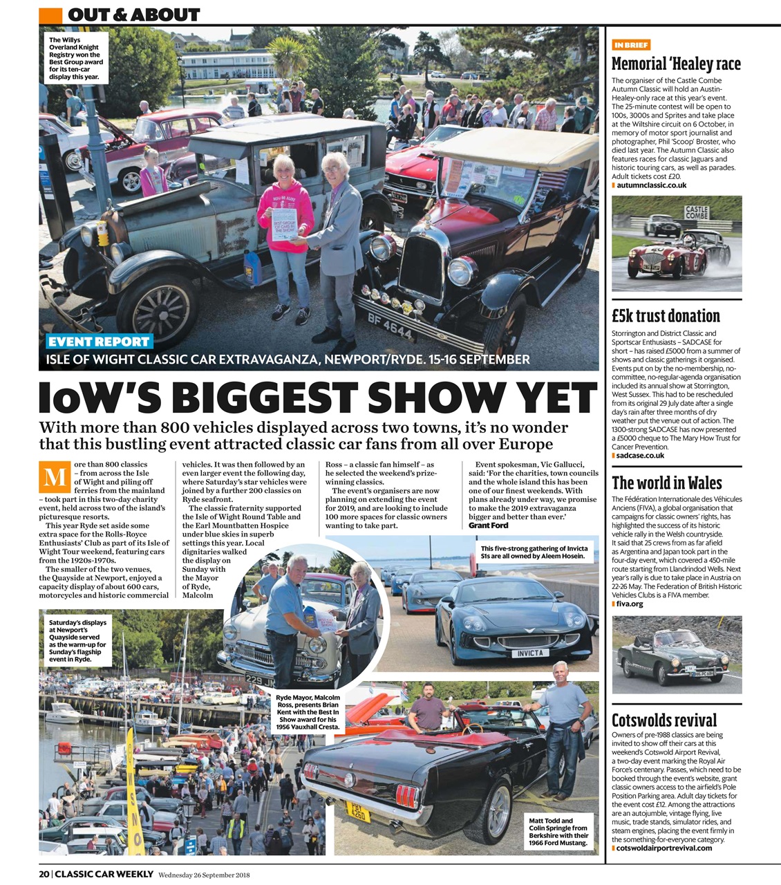 Classic Car Weekly Preview Pages