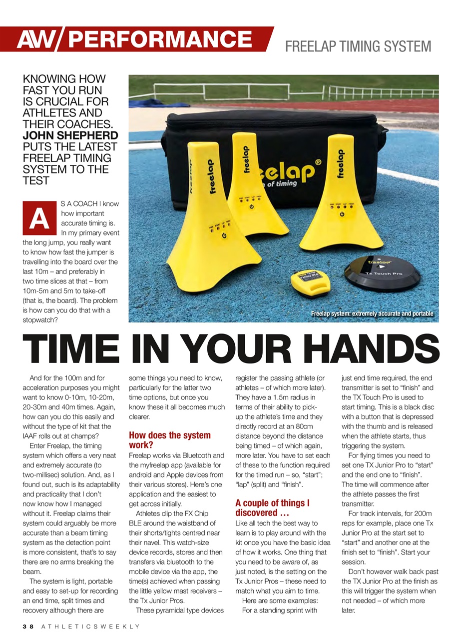 AW – Athletics Weekly Magazine Preview Pages