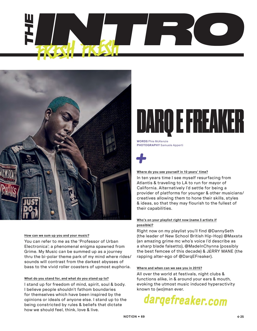 Notion Magazine Preview Pages