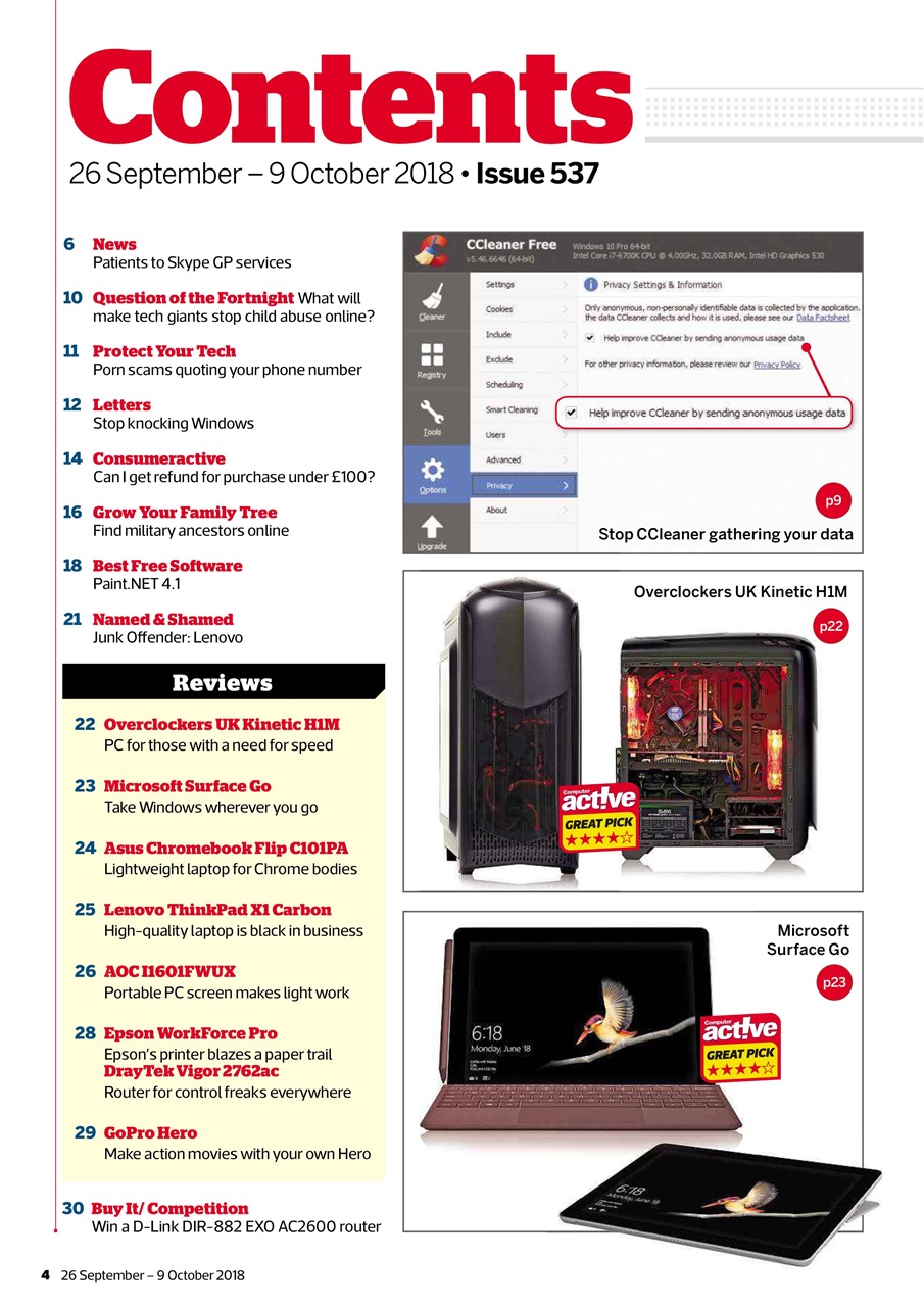 Computer Active Preview Pages