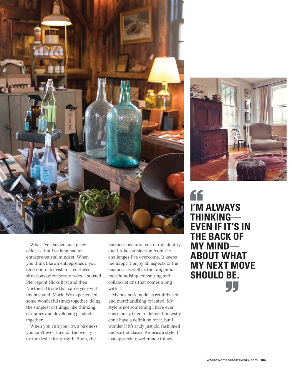 Where Women Create Work Preview Pages