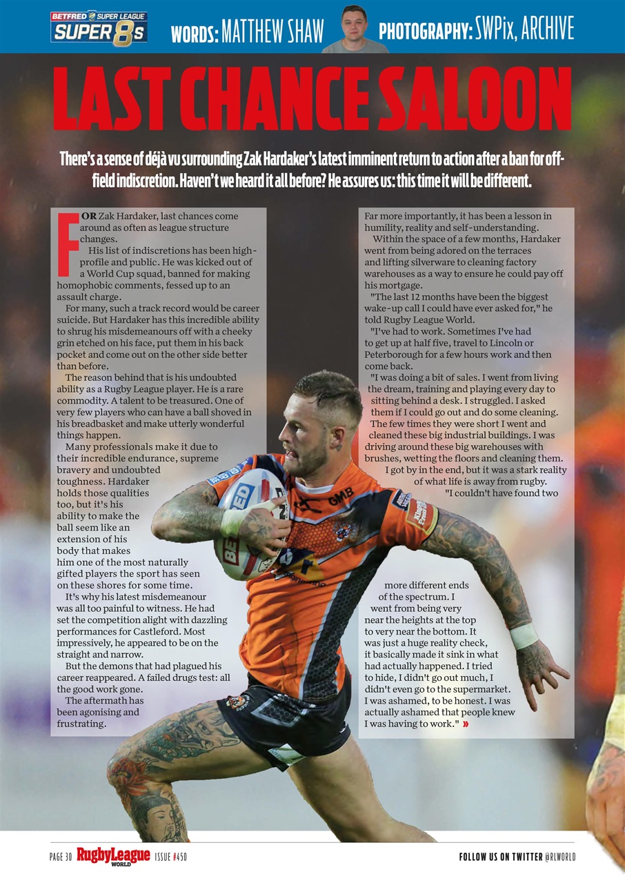 Rugby League World Preview Pages