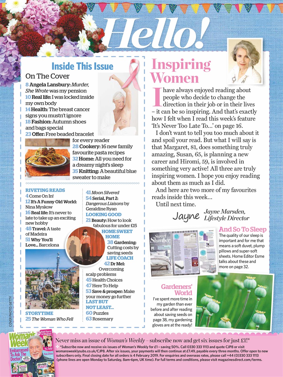 Woman's Weekly Preview Pages