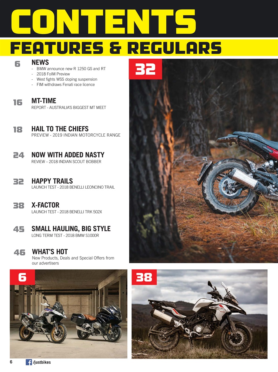 JUST BIKES Preview Pages