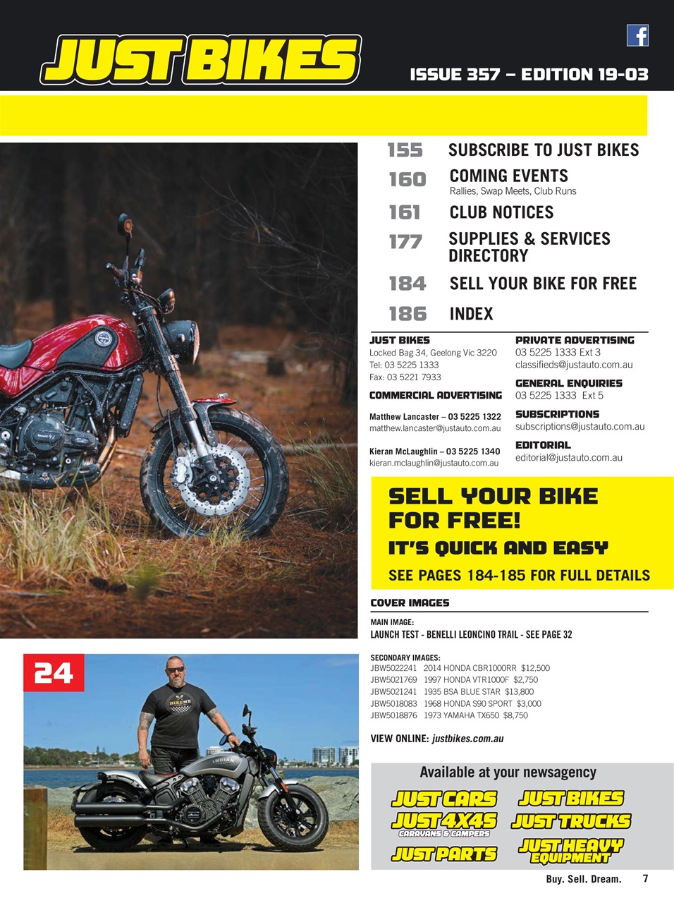 JUST BIKES Preview Pages