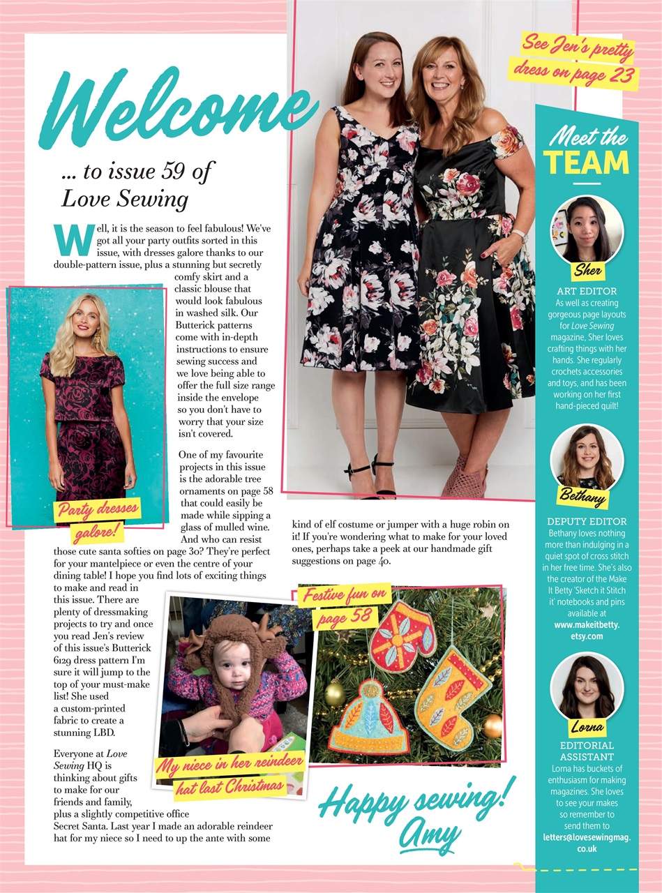 Love Sewing Preview Pages