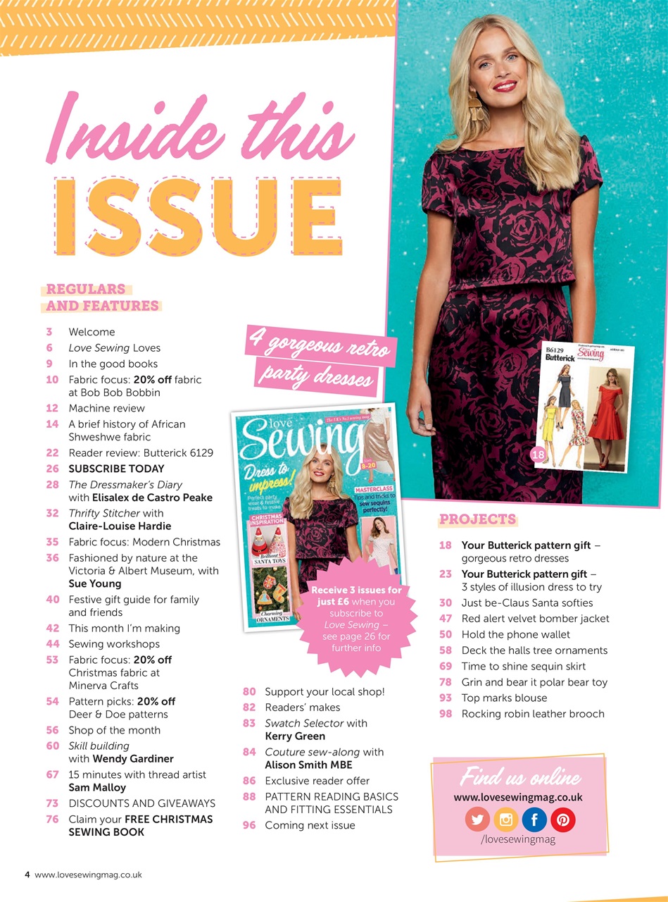 Love Sewing Preview Pages