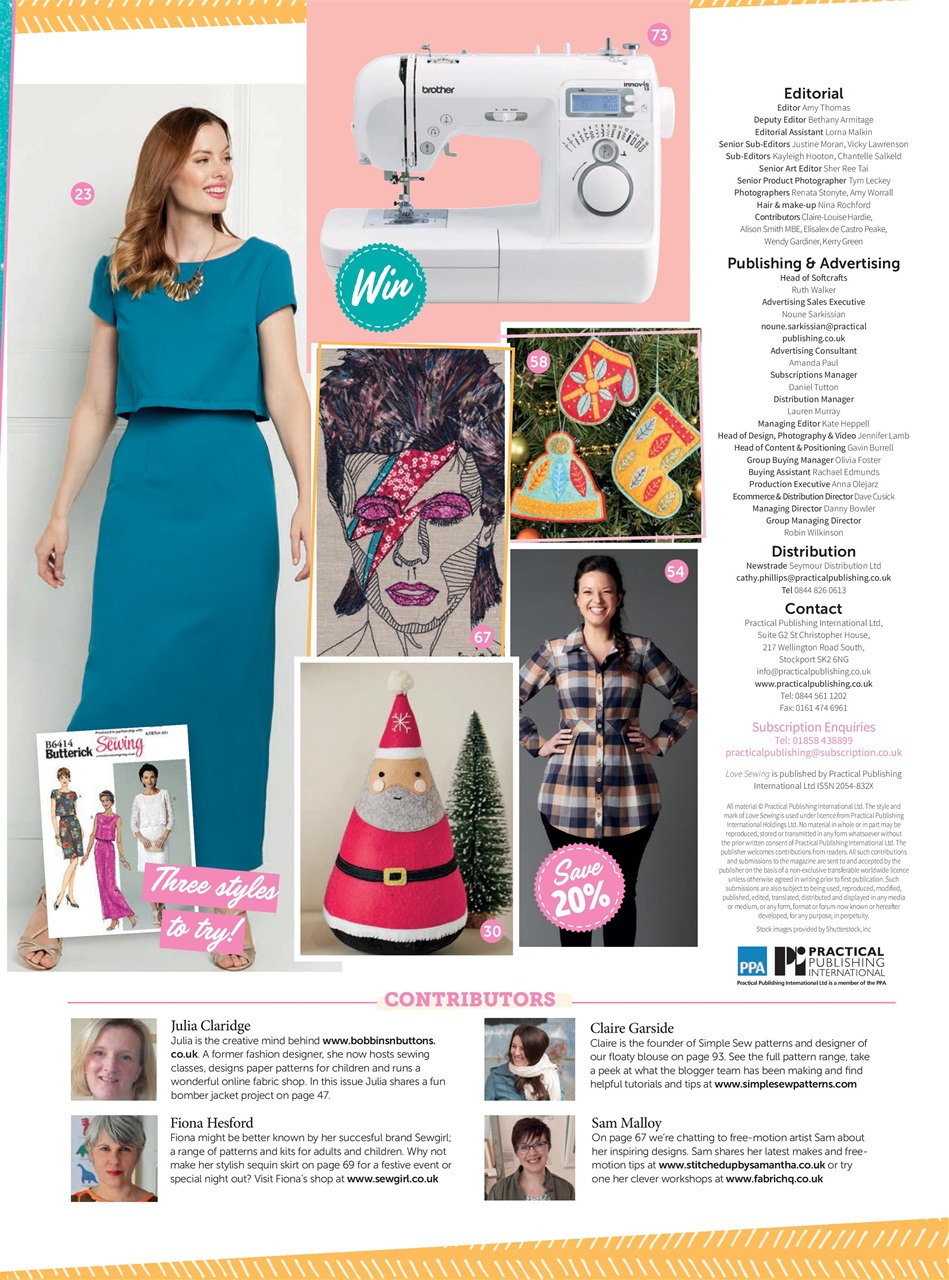 Love Sewing Preview Pages