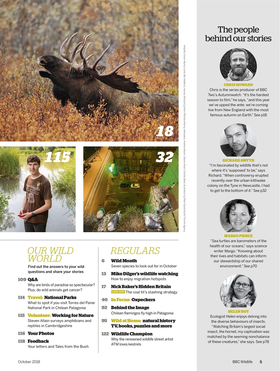 BBC Wildlife Magazine Preview Pages
