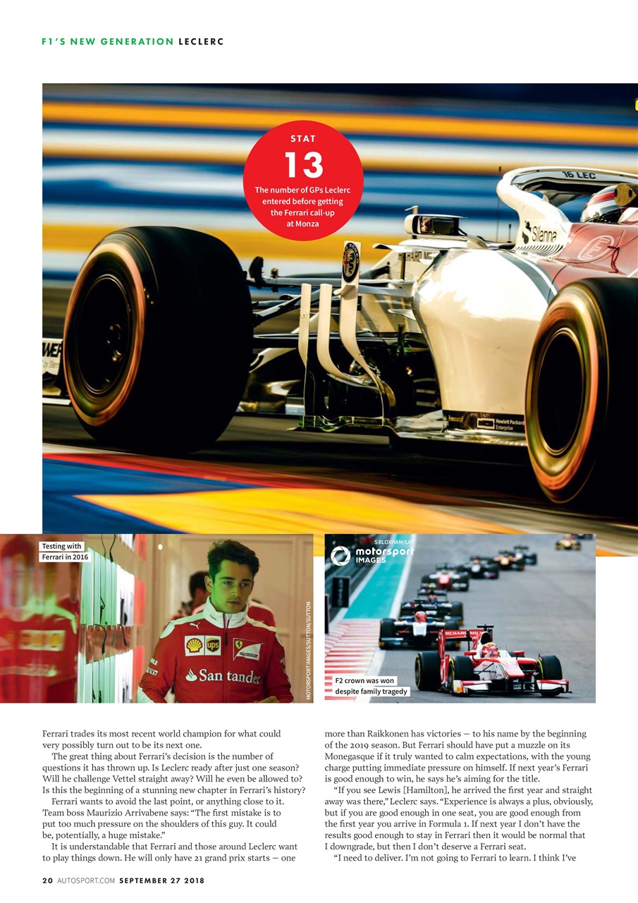 Autosport Preview Pages