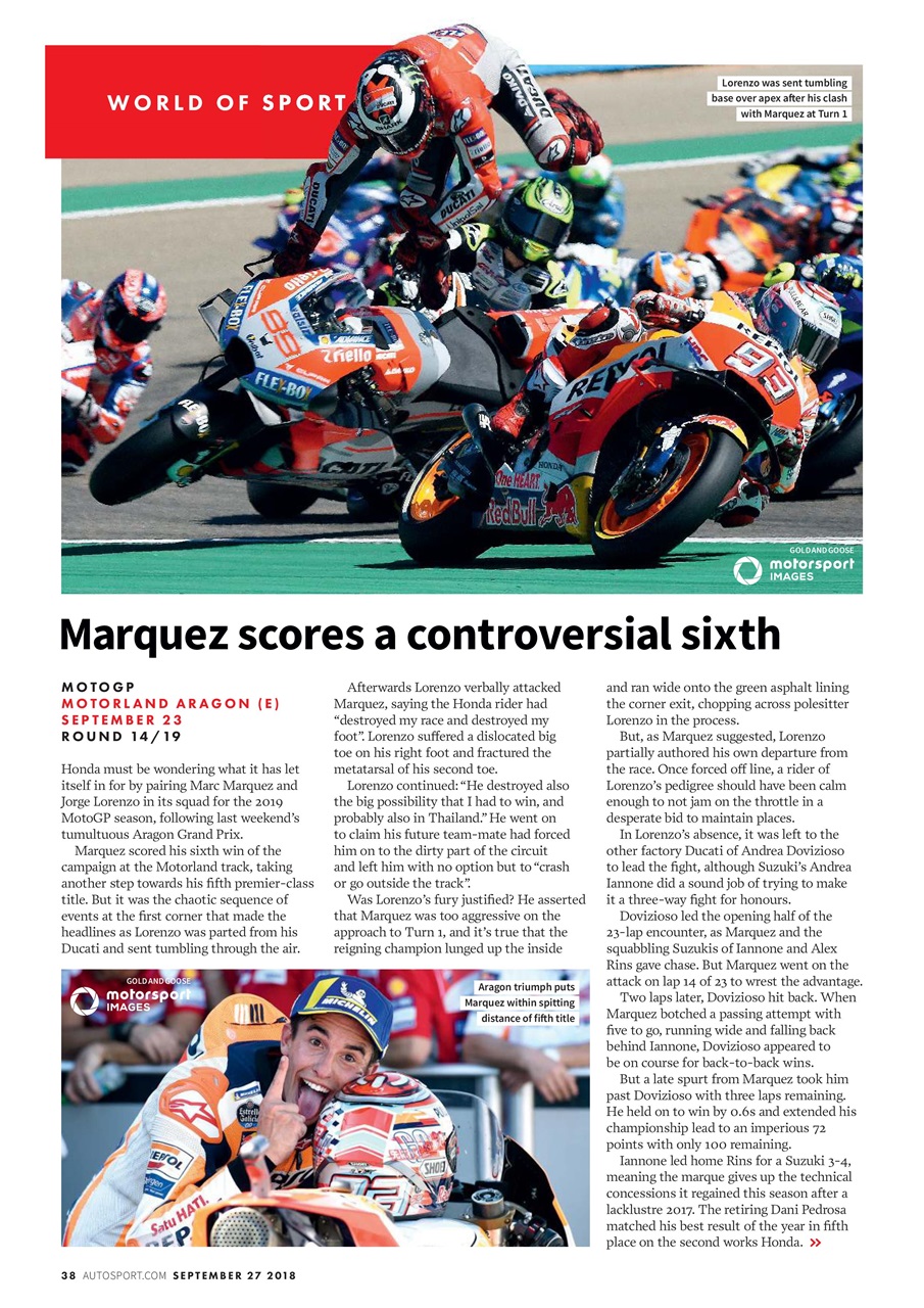 Autosport Preview Pages