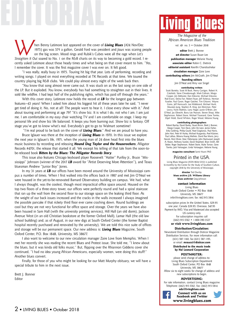 Living Blues Preview Pages