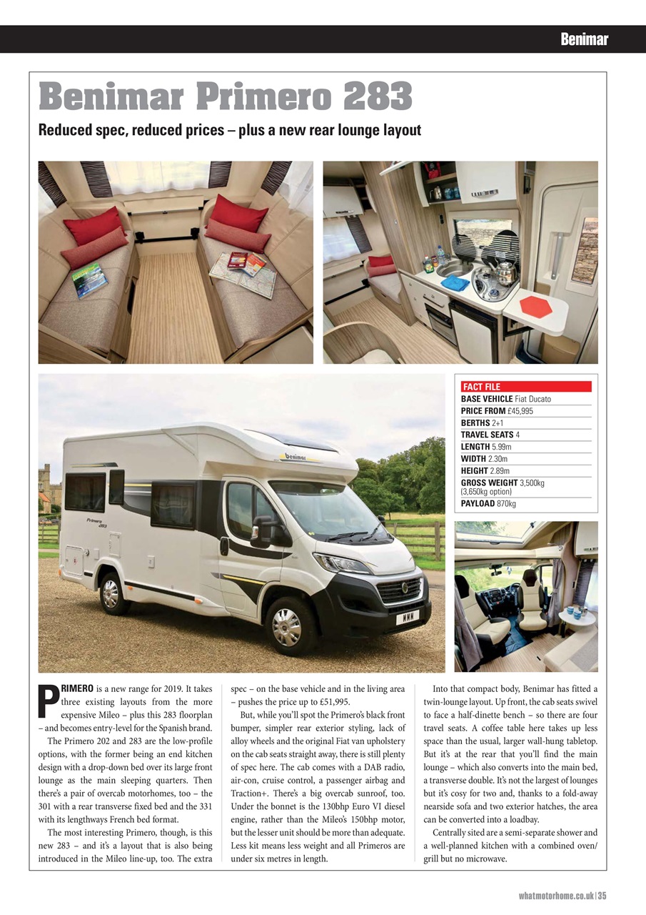 What Motorhome magazine Preview Pages