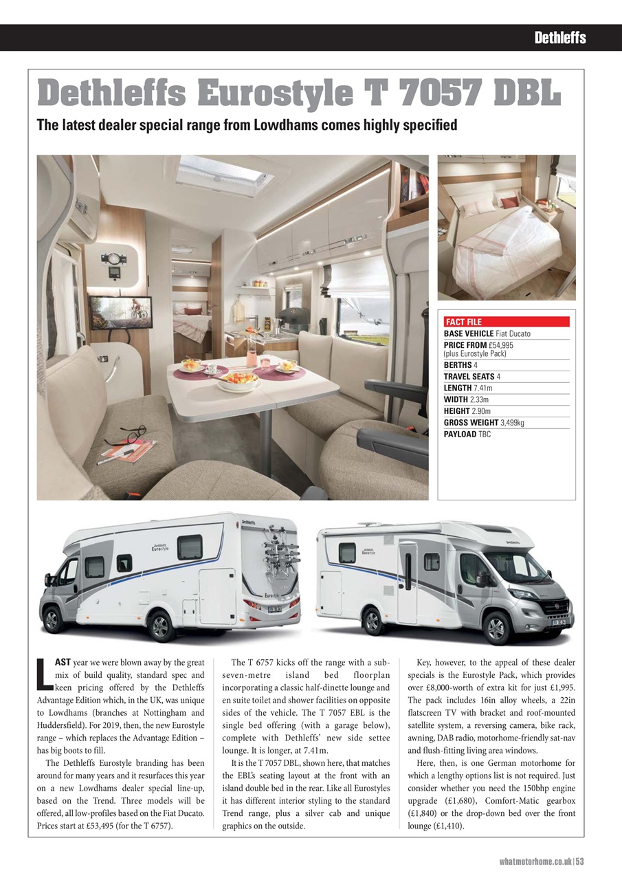 What Motorhome magazine Preview Pages