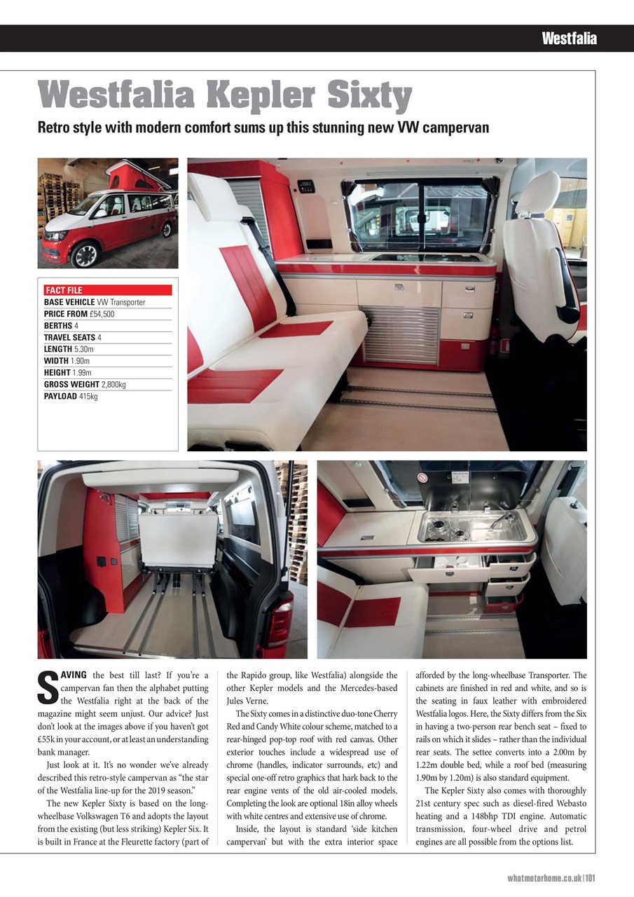 What Motorhome magazine Preview Pages