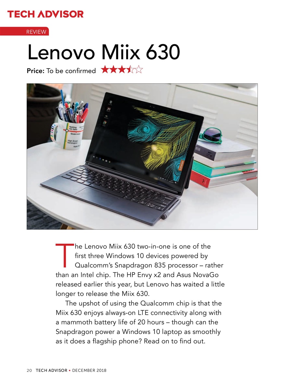 Tech Advisor Preview Pages